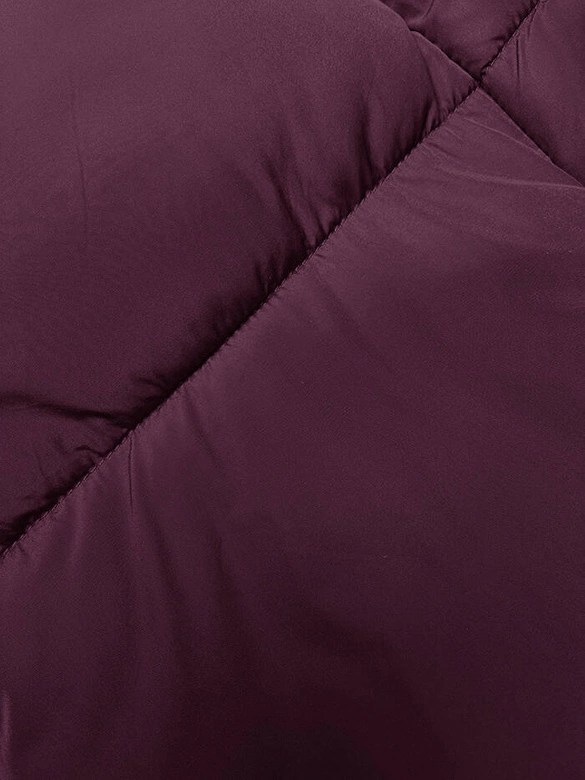 Taliowana kamizelka damska bordowa (16M9093-06)