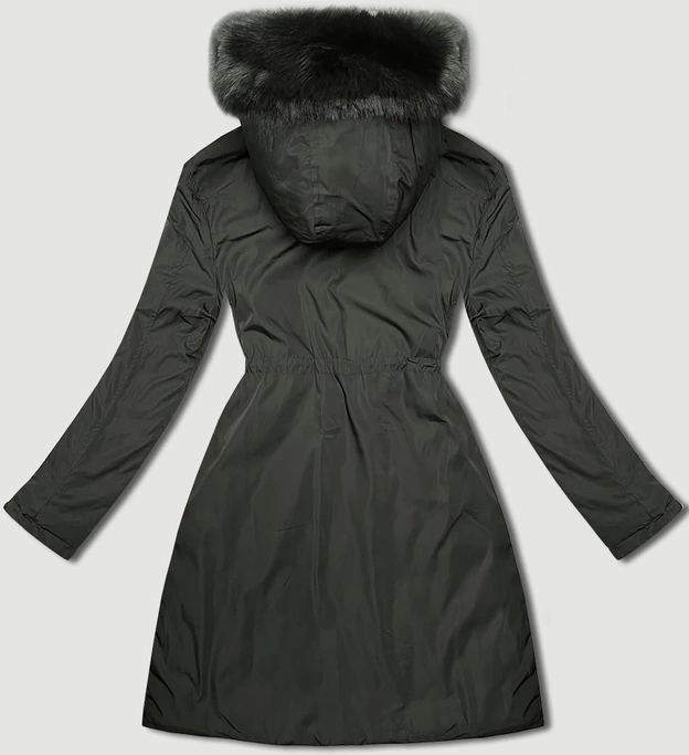 Przejściowa dwustronna kurtka damska J Style army-czarna (16M9159-136)