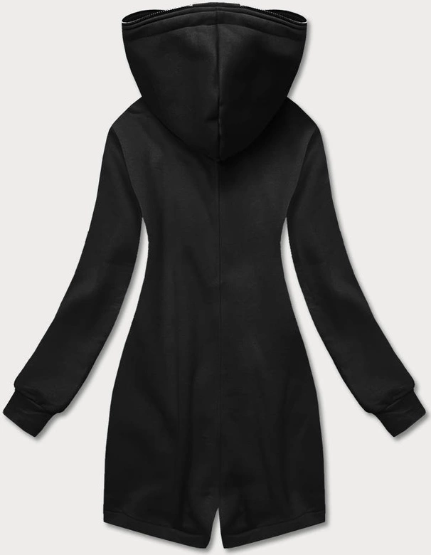 Taliowana bluza damska czarna (AMG-17)