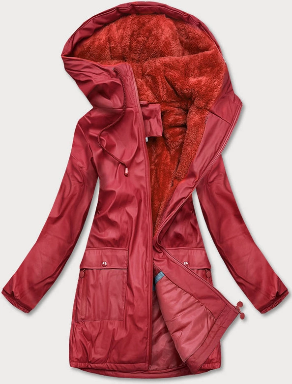 WODOODPORNA KURTKA DAMSKA TYPU SZTORMIAK CZERWONA (H1000-19)