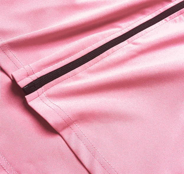 Bluza z asymetrycznym dołem jasny róż (hd153-25)