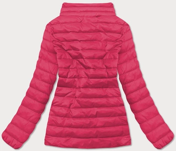 Lekka pikowana kurtka damska różowa (20311-266)