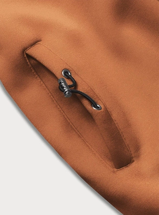 Długa damska bluza ruda (AMG-855B)