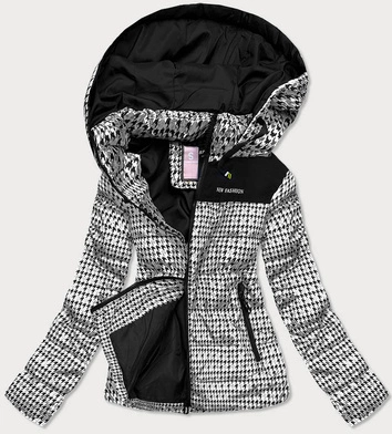 Sportowa kurtka przejściowa damska biała (w706)