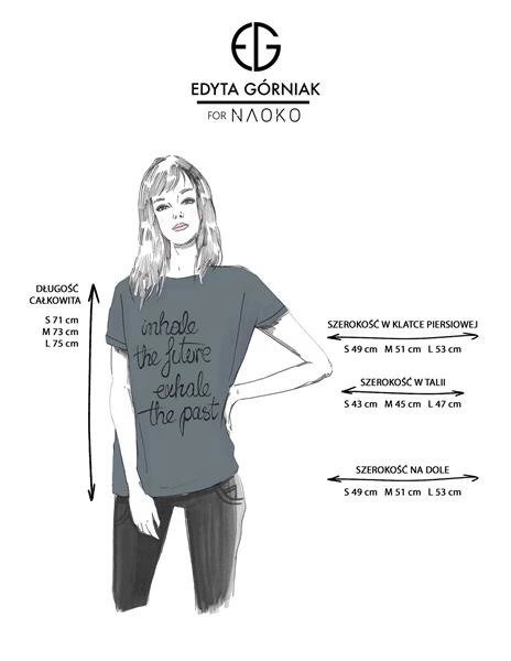 T-SHIRT INHALE THE FUTURE EDYTA GÓRNIAK FOR NAOKO CIEMNOSZARY (INHALE)