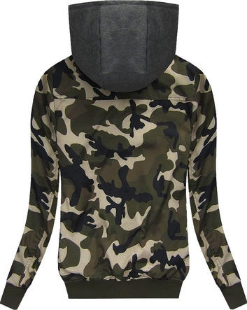 DWUSTRONNA KURTKA BOMBER KHAKI (M530)