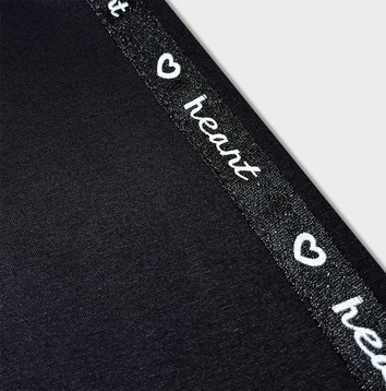 SPORTOWE LEGGINSY CZARNE (TS215-1)