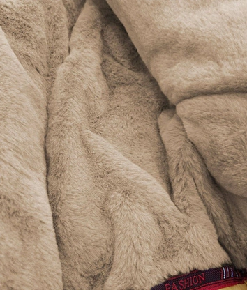 DAMSKA KURTKA ZIMOWA ŻÓŁTA (208-2)