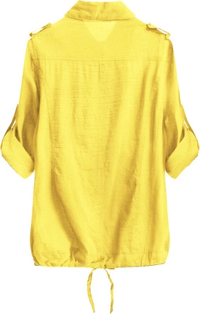 BAWEŁNIANA KOSZULA ŻÓŁTA (1010)