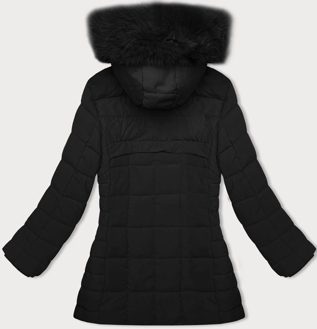 Pikowana kurtka zimowa damska J Style czarna (16M9119-392)