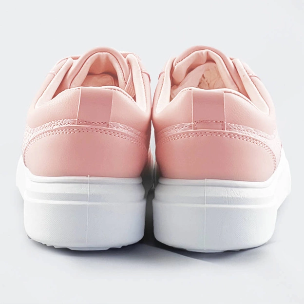 Buty sportowe damskie różowe (s221)