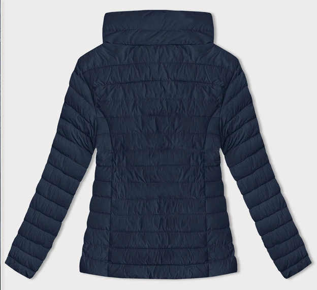 Przejściowa pikowana kurtka damska granatowa (16M9109-215)