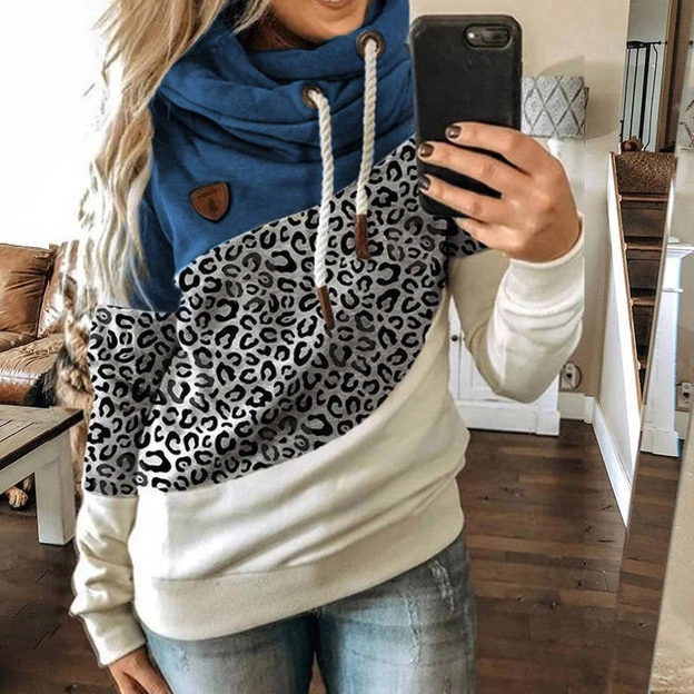 bluza sportowa niebiesko-biała (714art)