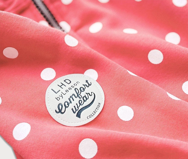 DAMSKA BLUZA DRESOWA GROCHY ŁOSOSIOWA (AMG813)