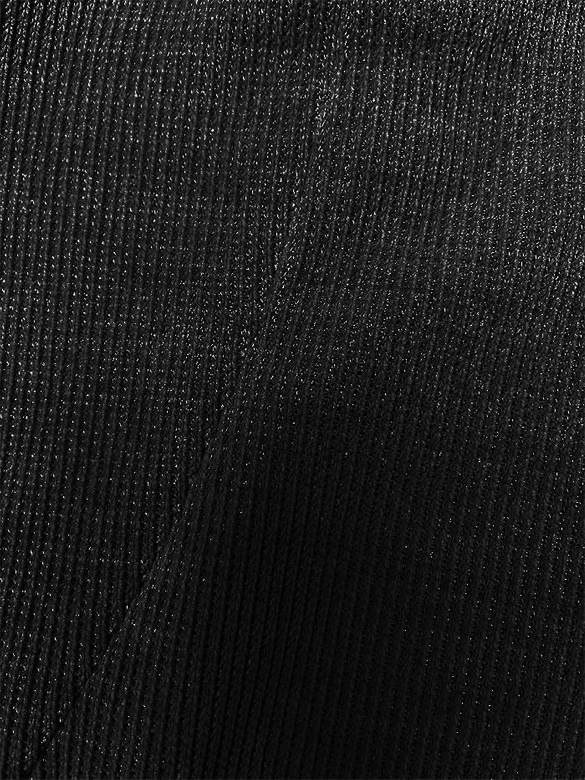 Prążkowany komplet damski czarny (AMG-341A)