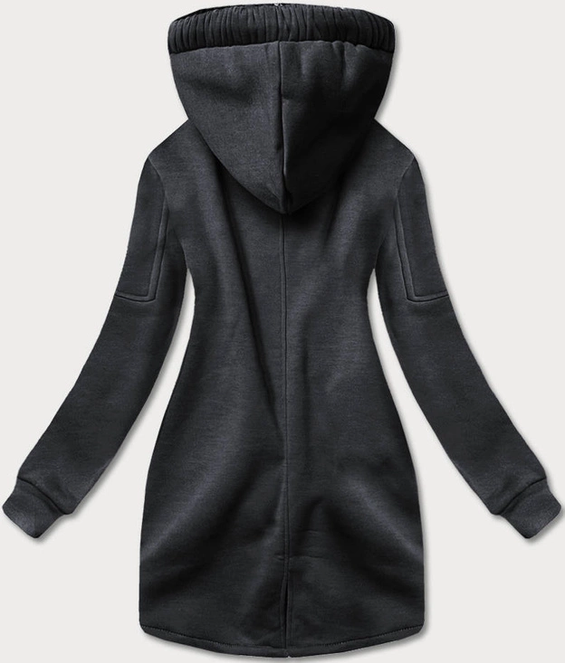 Rozpinana bluza damska grafitowa (amg-693)