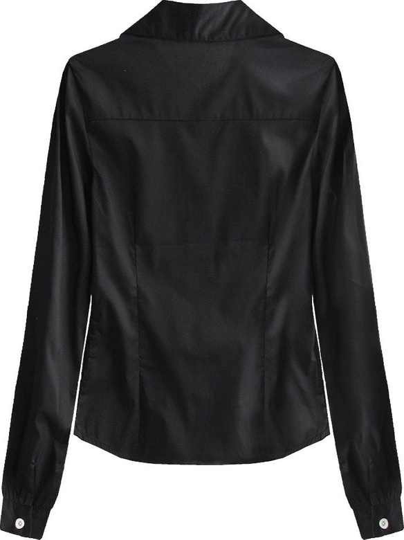 KOSZULA Z MARSZCZENIAMI CZARNA (1147)