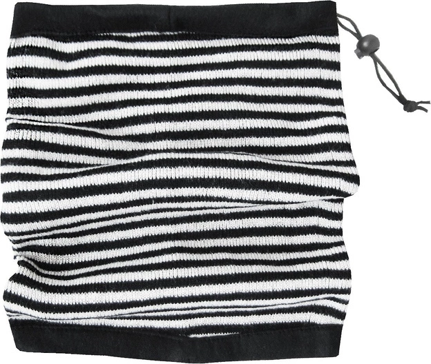 KOMIN W PASKI 2W1 CZARNO-BIAŁY (X2002X)