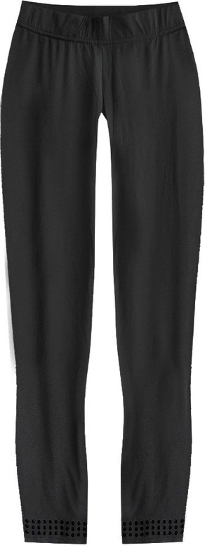 BŁYSZCZĄCE LEGGINSY Z DŻETAMI CZARNE (373ART)