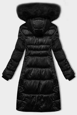 Pikowana kurtka zimowa S'west czarna (B8266-1)