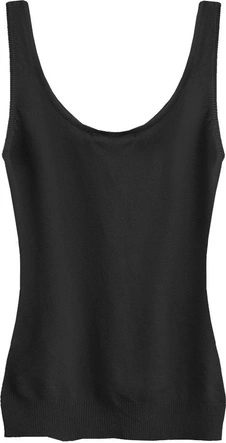 SWETERKOWA BLUZKA NA RAMIĄCZKACH CZARNA (1125)