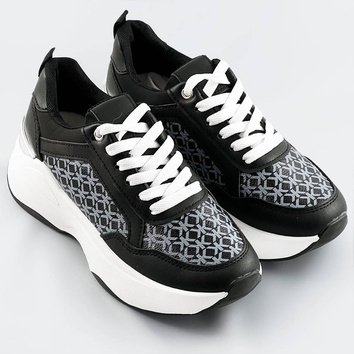 Sportowe buty damskie czarne (sg-137)