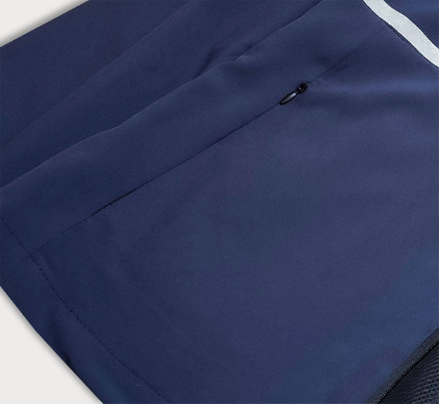 Cienka bluza na suwak granatowa (20325)