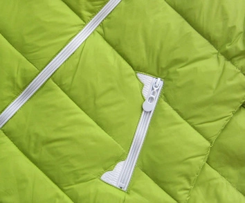 PIKOWANA KURTKA Z KAPTUREM LIMONKOWA (7151BIG)