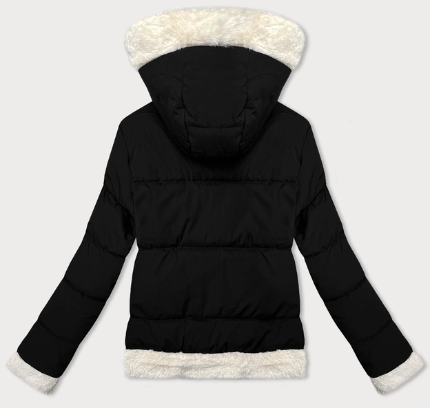 Kurtka damska z futerkiem J Style czarna (16M9213-392)