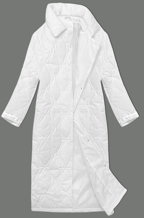 Damski płaszcz oversize biały (5M3177-281)
