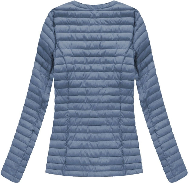 KRÓTKA PIKOWANA KURTKA NIEBIESKA (21815)