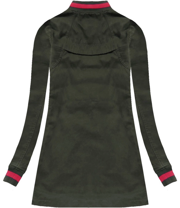 DŁUŻSZA KURTKA TYPU BOMBER KHAKI (1725)