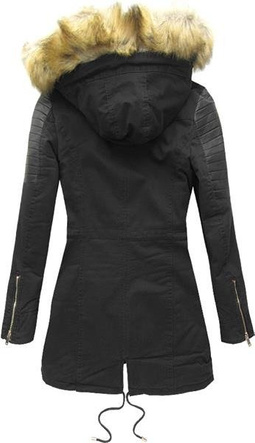 PARKA ZIMOWA CZARNA (7590/8)