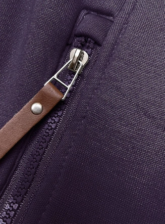 Taliowana bluza damska fioletowa (AMG-675A)