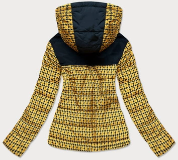 Sportowa kurtka przejściowa damska żołta (w706)