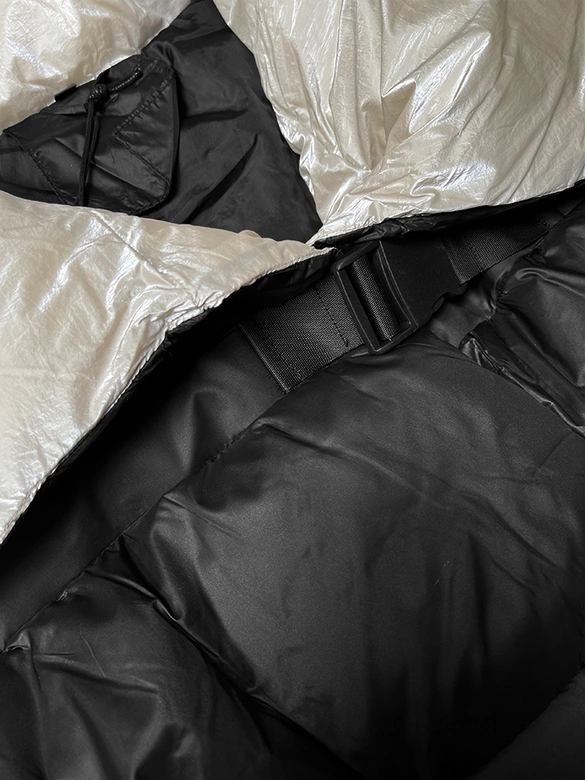 Kurtka zimowa z odpinanymi rękawami Factory Price czarna (TR8139)