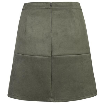 SPÓDNICA Z PRZESZYCIAMI KHAKI (SP7)