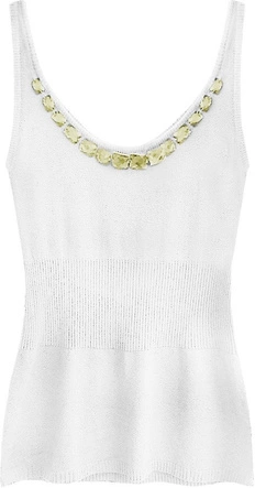 SWETERKOWA BLUZKA NA RAMIĄCZKACH BIAŁA (1104)