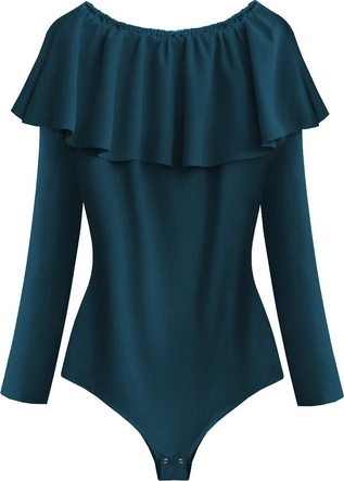 BODY Z DŁUGIM RĘKAWEM MORSKIE (539ART)