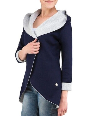 NARZUTKA BLUZA SWEETISSIMA GRANATOWA (8103-6)