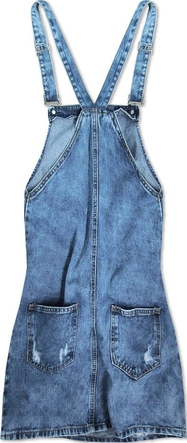 JEANSOWA SUKIENKA OGRODNICZKA NIEBIESKA (6050)