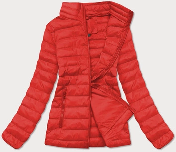 Lekka pikowana kurtka damska czerwona (20311-270)