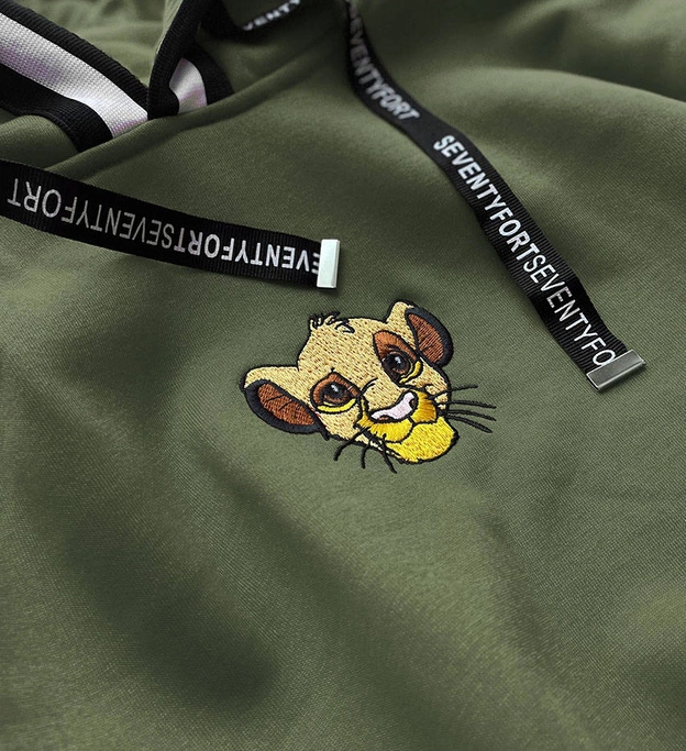 KOMPLET DRESOWY DAMSKI LEW KHAKI (AMG812)