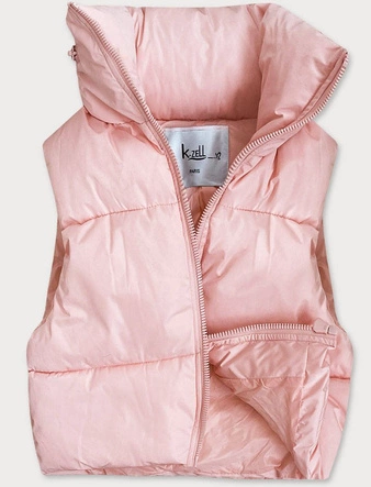 KRÓTKI BEZRĘKAWNIK DAMSKI RÓŻOWY (3360)