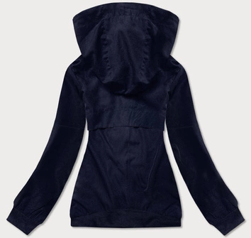 LUŹNA BLUZA DAMSKA GRANATOWA (HM97-4)