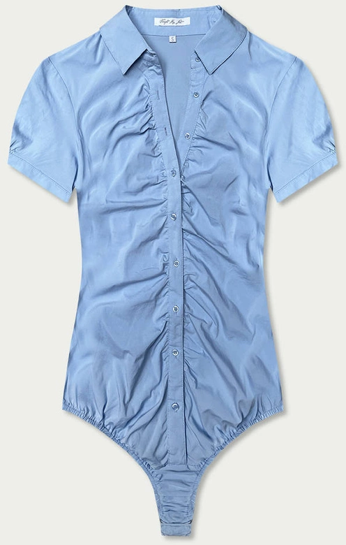 Bluzka koszulowa body niebieska (SSD16282D)