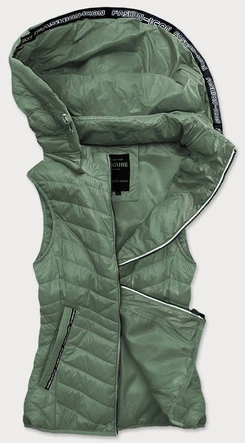 PIKOWANA KAMIZELKA DAMSKA KHAKI (6307)
