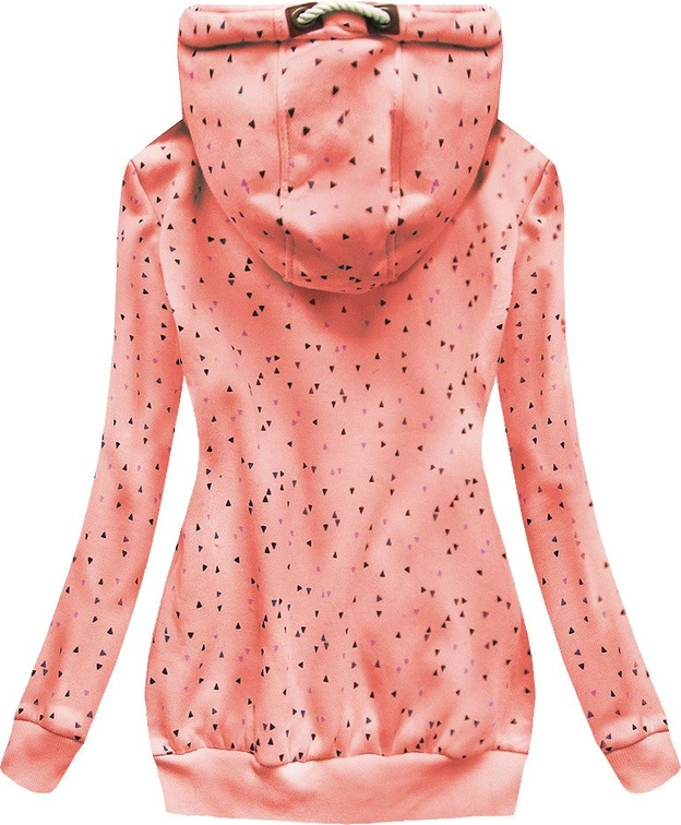 BLUZA W KOLOROWE TRÓJKĄTY ŁOSOSIOWA (1921)