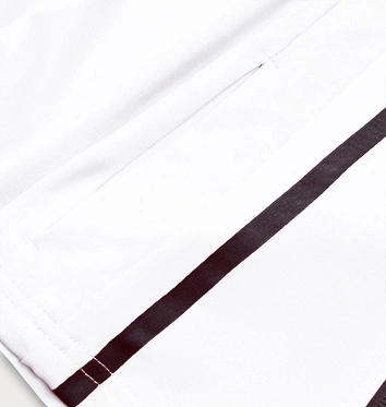 Bluza damska z niską stójką biała (hh020-45)