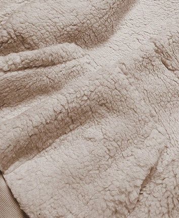 Ciepły komplet dresowy damski miś beżowy (YP-1104)